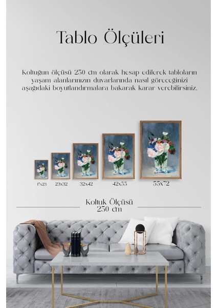 Manet Ahşap Çerçeveli Tablo indirimleri