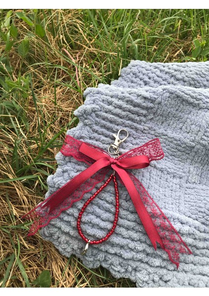 Zarif Inci Fiyonk Çanta Charmı