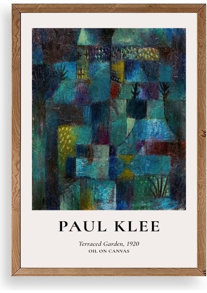 Paul Klee Ahşap Çerçeveli Tablo