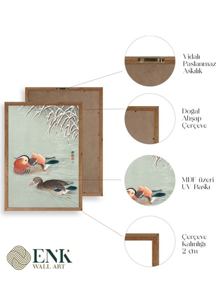 Shonson Ohara Ahşap Çerçeveli Tablo fırsatları