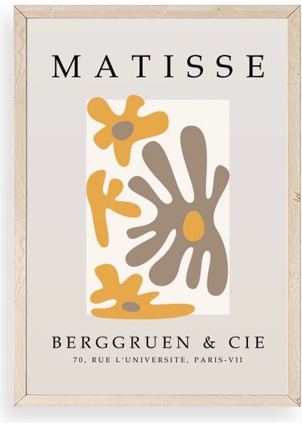 Modern Ahşap Çerçeveli Tablo