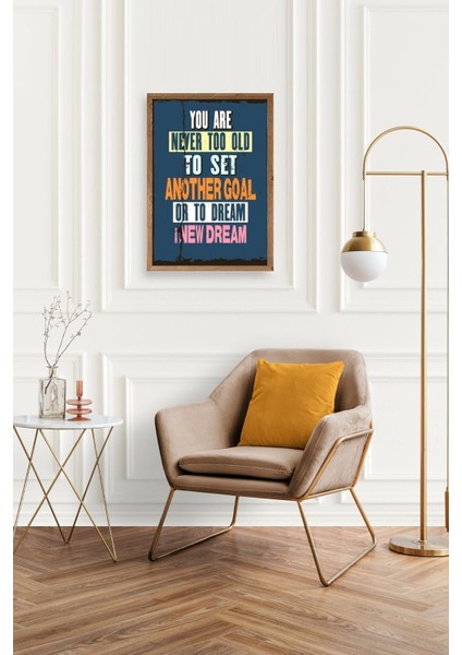 Motto Ahşap Çerçeveli Tablo fiyatları