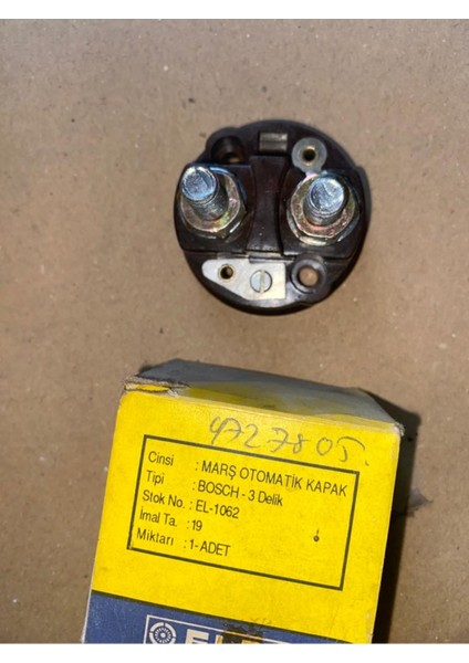 9727805 Bosh Tipi 3 Delik Marş Otomatiği Kapağı