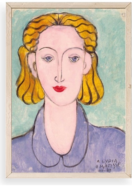 Henri Matisse Ahşap Çerçeveli Tablo