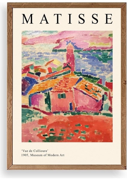 Matisse Ahşap Çerçeveli Tablo