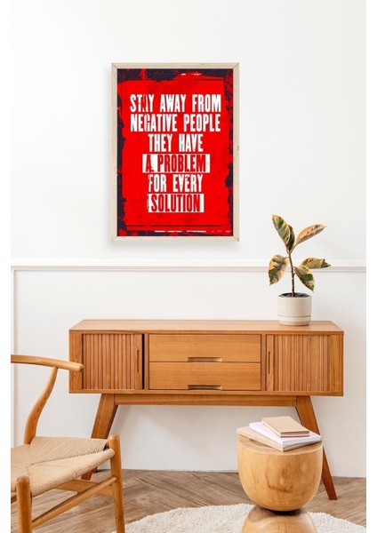 Motto Ahşap Çerçeveli Tablo modelleri