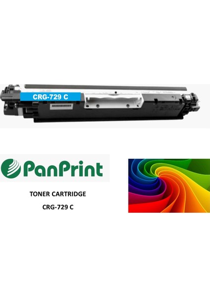 Canon I-Sensys LBP-7010C Mavi Muadil Toner (CRG-729 C)