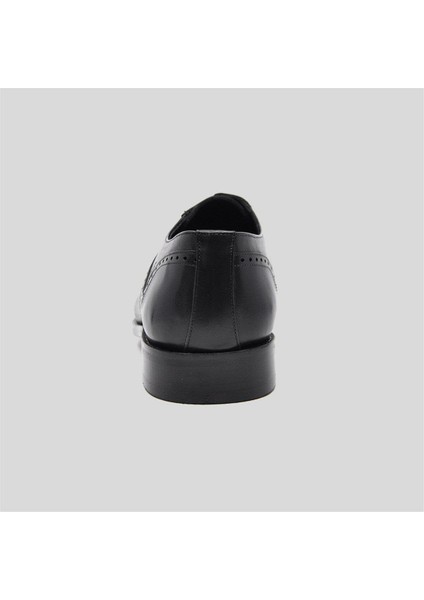 Hakiki Deri Erkek Klasik Ayakkabı Siyah 9756