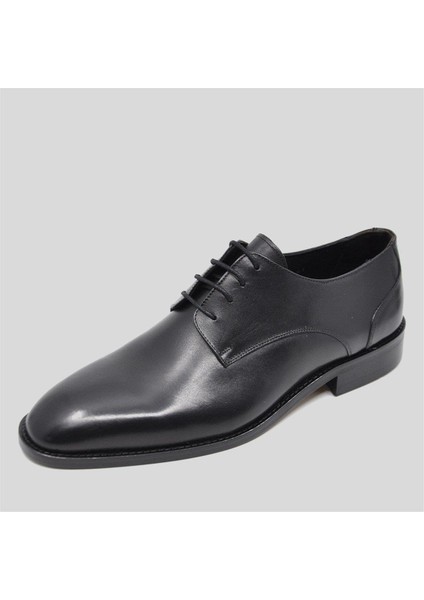 Derby Hakiki Deri Erkek Klasik Ayakkabı Siyah 9752