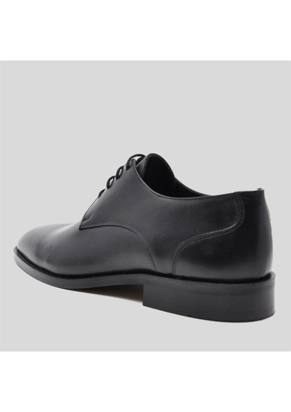 Derby Hakiki Deri Erkek Klasik Ayakkabı Siyah 9752