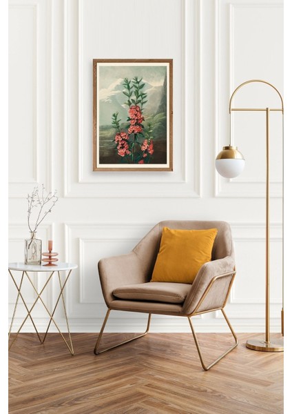 Narrow-Leaved Kalmia Ahşap Çerçeveli Tablo fiyatları