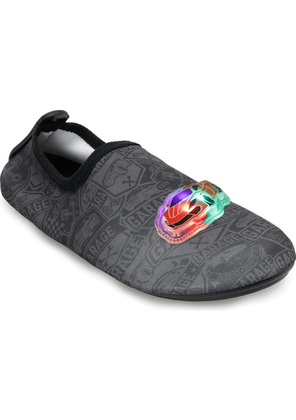 Işıklı Araba Figürlü Kaymaz Tabanlı Esnek Hafif Dayanıklı Çocuk Havuz Plaj Deniz Ayakkabısı fiyatları