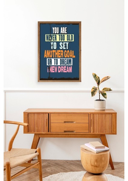 Motto Ahşap Çerçeveli Tablo modelleri