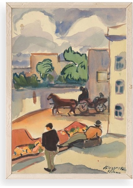 Zolo Palugyay Ahşap Çerçeveli Tablo