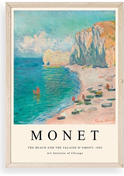 Monet Ahşap Çerçeveli Tablo
