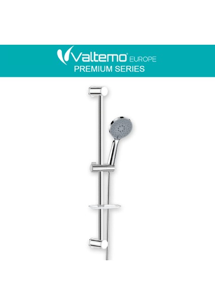 | Valtemo Fonksiyonlu Krom Sürgülü Duş Seti - Kireç Tutmayan Tpe Silikon Başlık modelleri