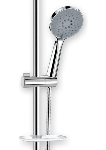 | Valtemo Fonksiyonlu Krom Sürgülü Duş Seti - Kireç Tutmayan Tpe Silikon Başlık fiyatları