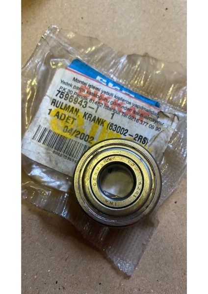 6201 C3 Krank Rulmanı Doğan Kartal Şahin