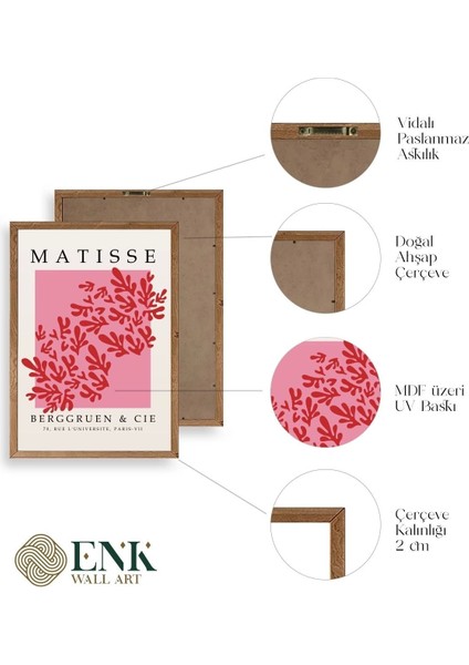 Çiçek Ahşap Çerçeveli Tablo indirimleri