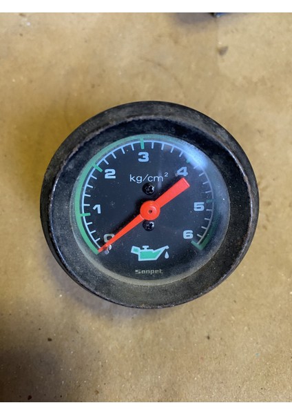 Krom 2" Inç Mekanik Yağ Basınç Göstergesi Kiti 0-60 Psı Universal Her Araca Uyumlu