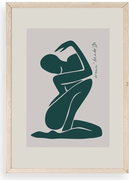 Modern Ahşap Çerçeveli Tablo