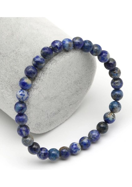Lapis Lazuli Doğal Taş Bileklik 6 mm Küre Kesim fiyatları