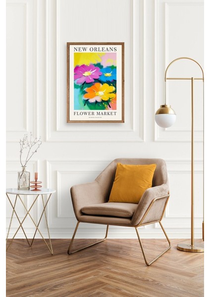 Çiçek Ahşap Çerçeveli Tablo fiyatları