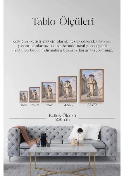 Street In Subiaco Ahşap Çerçeveli Tablo indirimleri