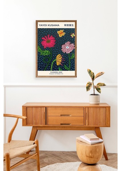 Yayoi Kusama Ahşap Çerçeveli Tablo modelleri