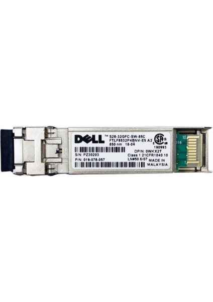 S28-32GFC-SW-85C 32G 850NM 100M Swl Fc Sfp+ Optical Transceiver Module FTLF8532P4BNV-E5
