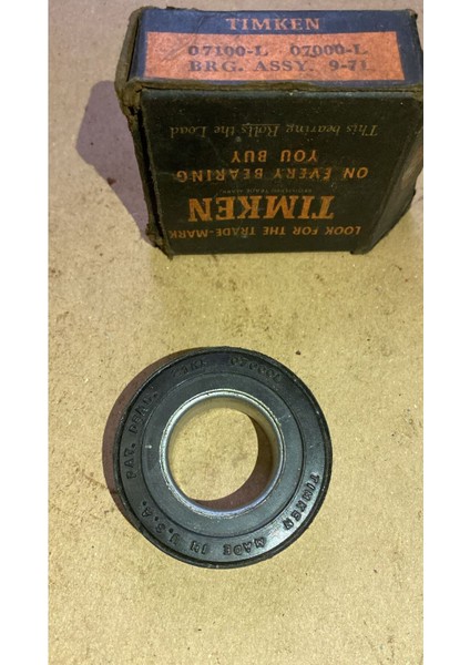 Tımken Timken 07100-L 07000-L Brg. Assy 9-71 Masuralı Konik Bilya Eski Üretim