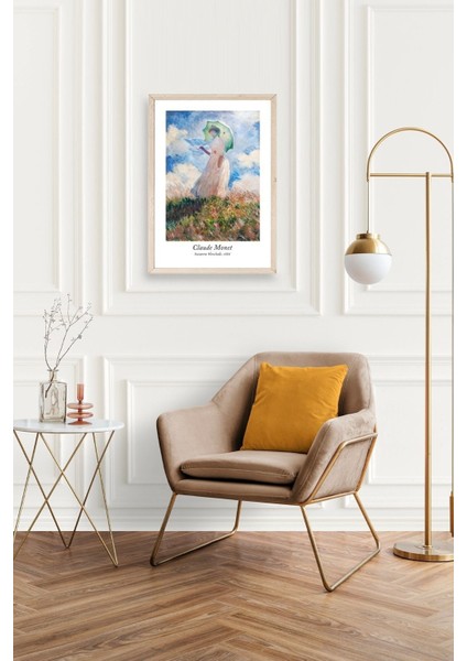Claude Monet Ahşap Çerçeveli Tablo fiyatları