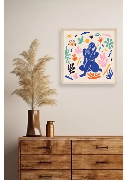 Kadın Ahşap Çerçeveli Tablo fiyatları