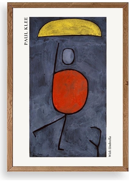 Paul Klee Ahşap Çerçeveli Tablo