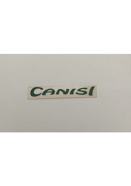 “canısı” Yapışkanlı Araç Sticker Yazı-Araç Arkası Yazı-Oto Cam Etiket Sticker Yazı