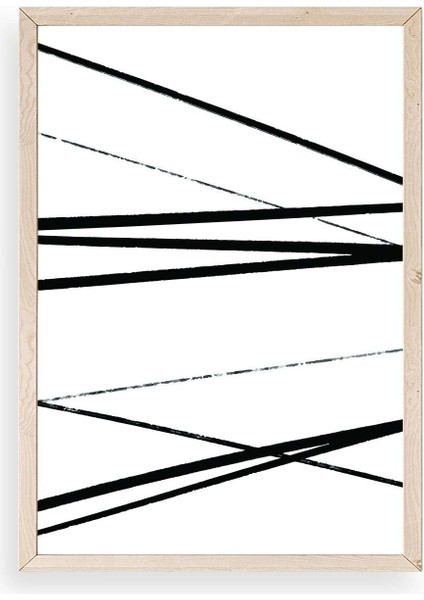 Modern Ahşap Çerçeveli Tablo