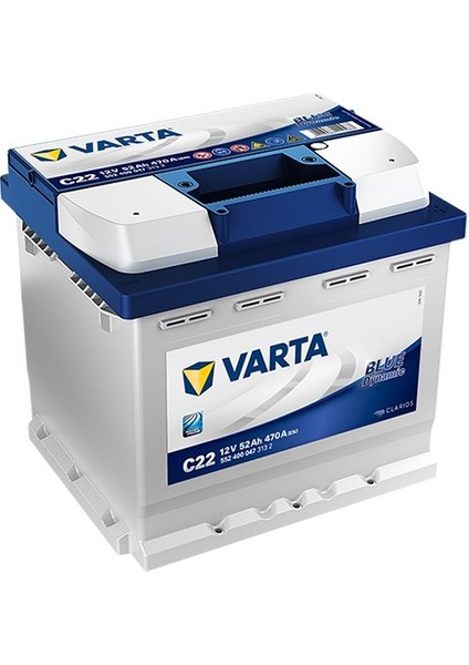 C22 12V 52 Ah 470A Blue Dynamic Akü (Üretim Yılı: 2025)