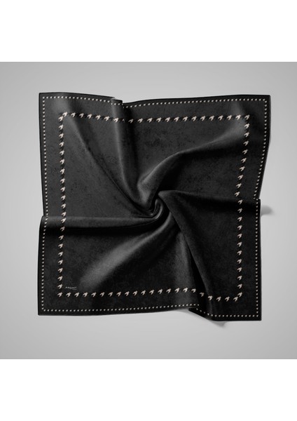 Naturel Eşarp | Kaz Ayağı Çerçeve