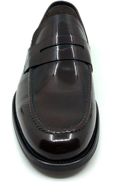 Hakiki Deri Bordo Klasik Erkek Ayakkabı 2005 966 modelleri