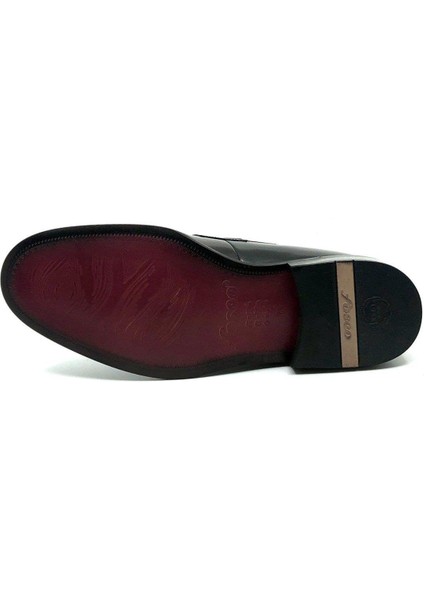 Hakiki Deri Bordo Klasik Erkek Ayakkabı 2005 966 indirimleri