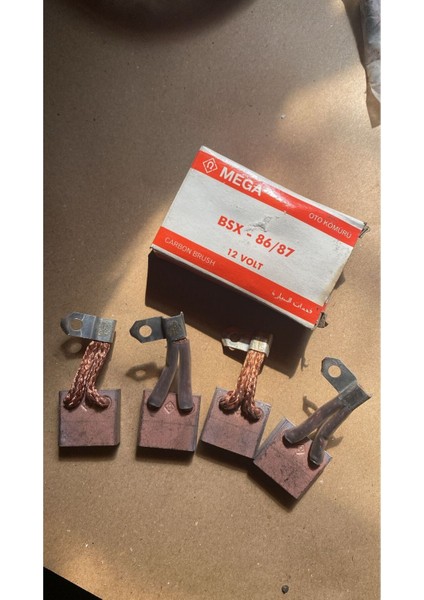 BSX86 87 Iveco 50NC Dodge As 600 Mack Marş Kömürü 12V