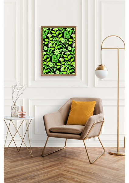 Yapraklar Ahşap Çerçeveli Tablo fiyatları