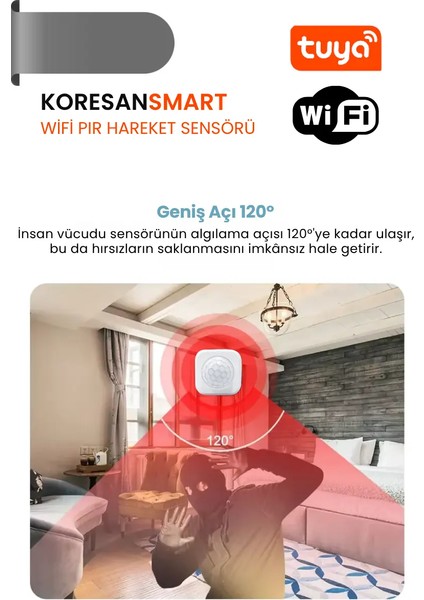 Tuya Wifi Zigbee Pır Hareket Sensörü modelleri