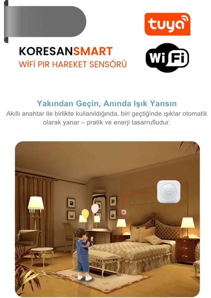 Tuya Wifi Zigbee Pır Hareket Sensörü fırsatları
