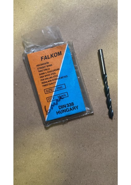 Matkap Ucu 6 mm Hss Demir - Çelik - Metal - Aliminyum 1 Adet