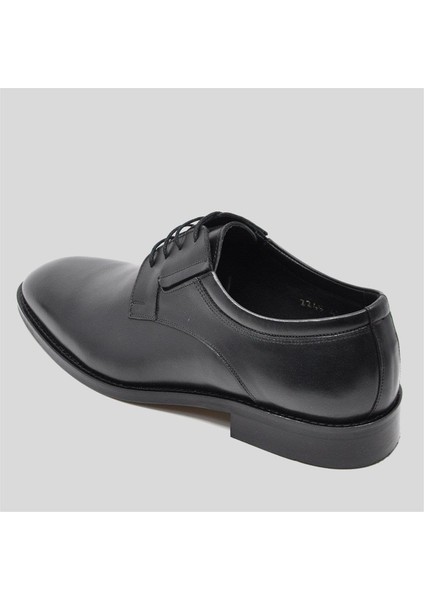 Derby Hakiki Deri Erkek Klasik Ayakkabı Siyah 9755