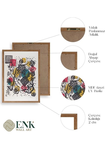 Welten Ahşap Çerçeveli Tablo fırsatları