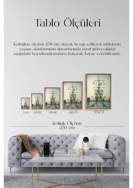 Motto Ahşap Çerçeveli Tablo indirimleri