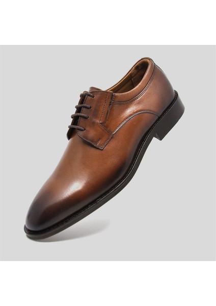 Hakiki Deri Erkek Klasik Ayakkabı Taba 9755