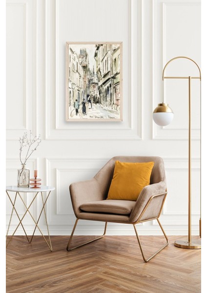 Rue Damitte Ahşap Çerçeveli Tablo modelleri